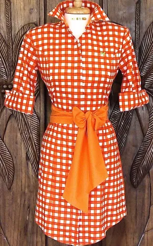 SWEET MELISSA DRESS IN TANGERINE