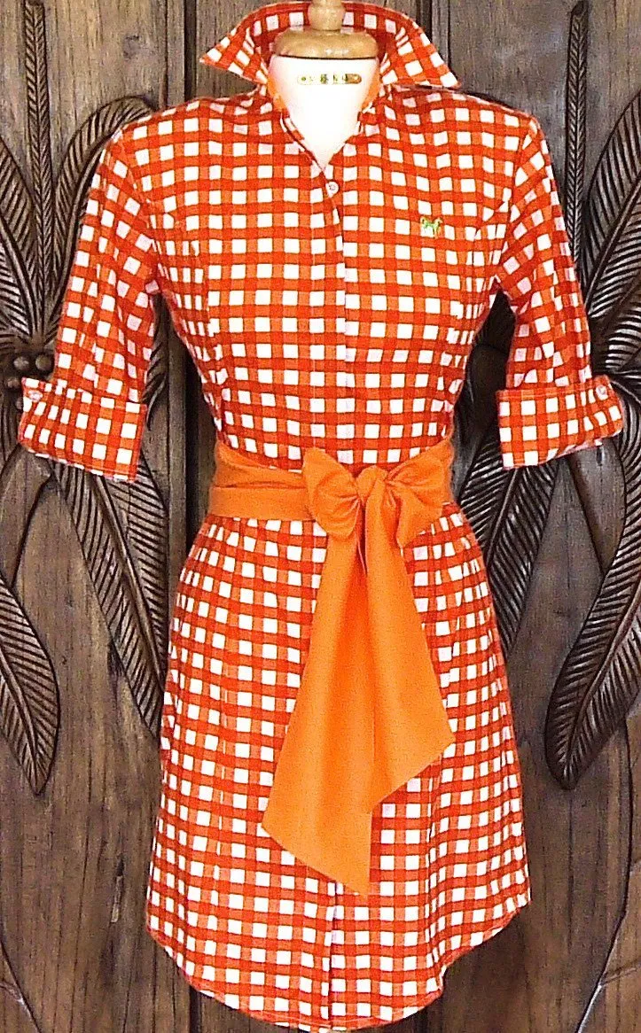 SWEET MELISSA DRESS IN TANGERINE
