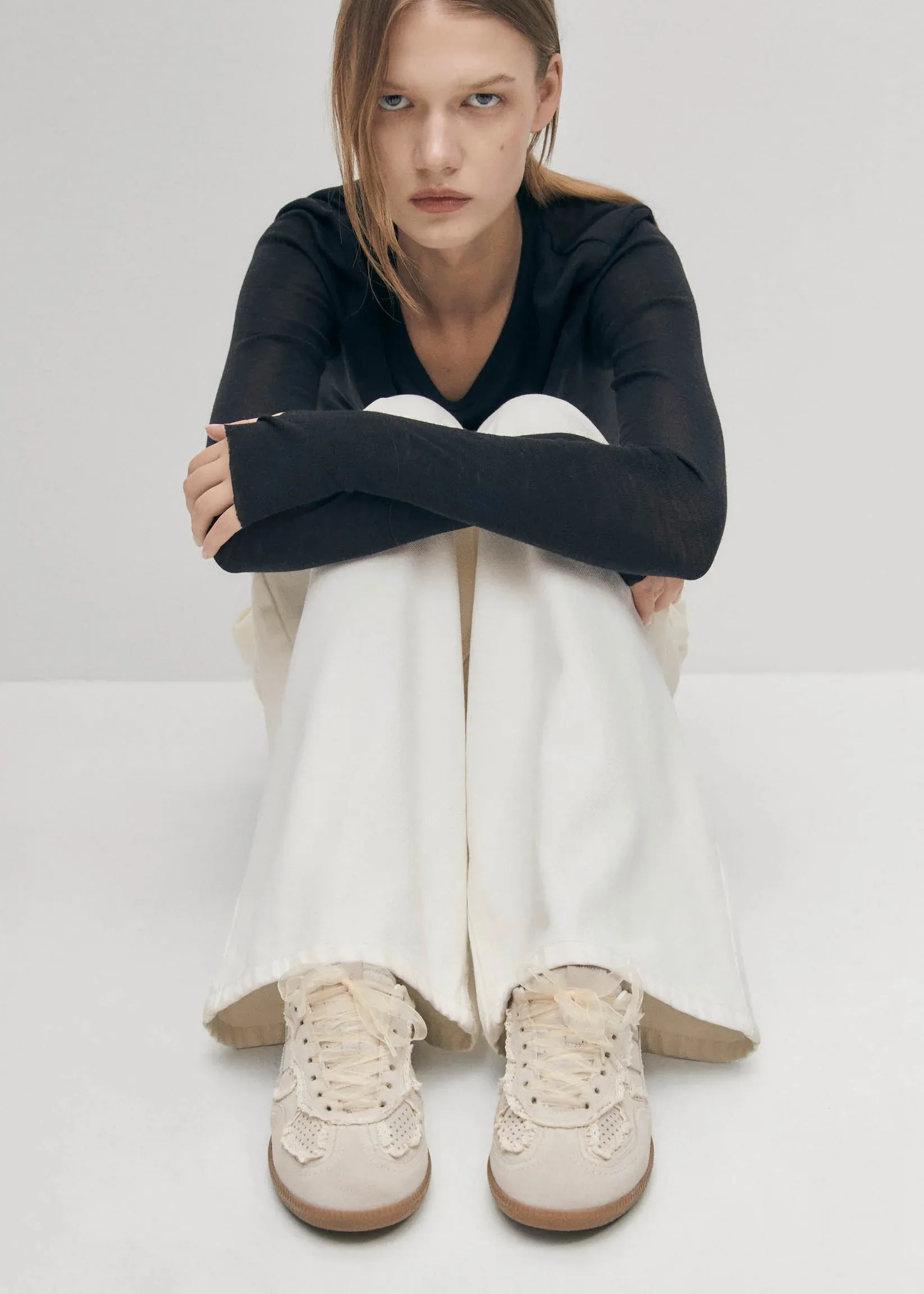 TB.490 RIFE SOFT TAN LEATHER SNEAKERS