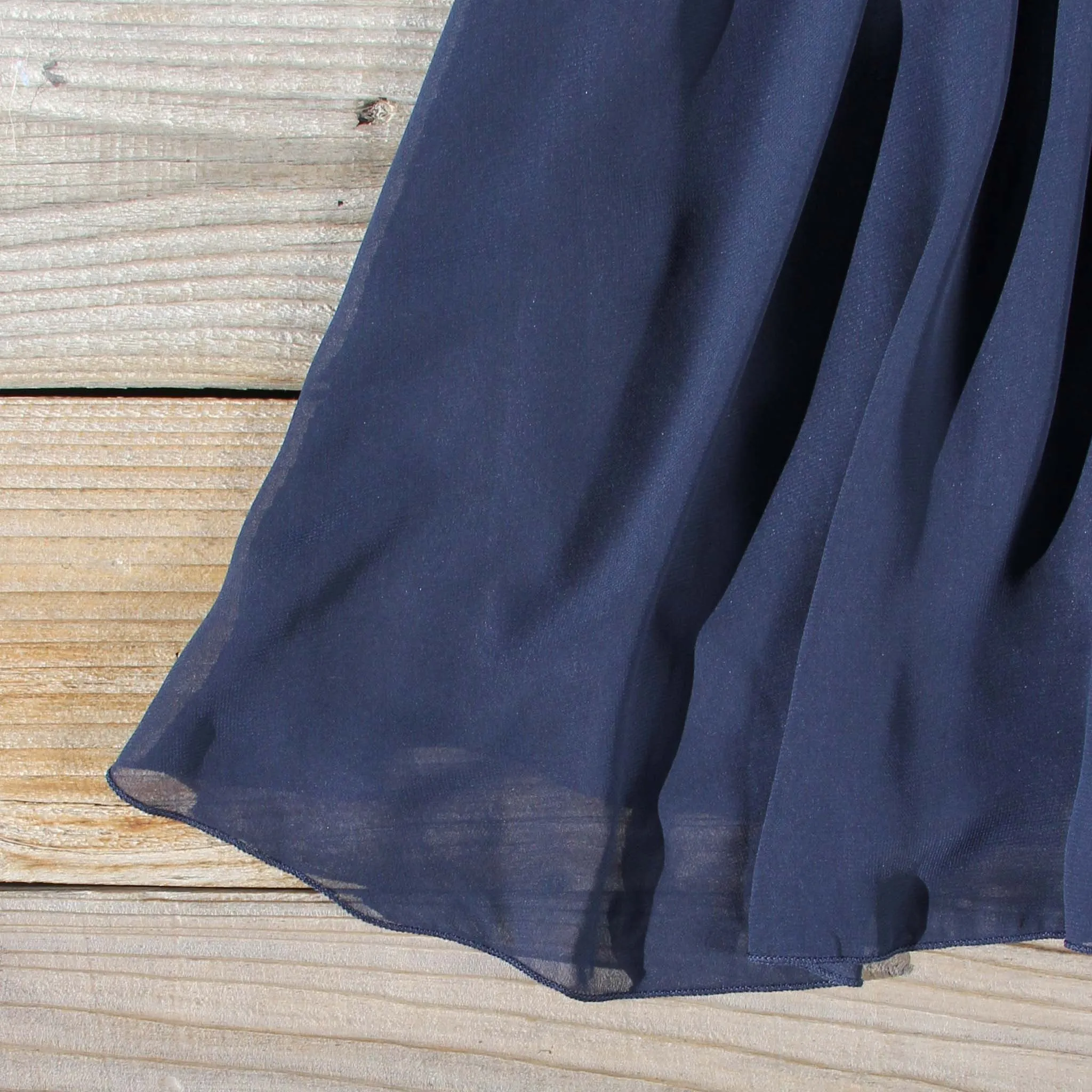 Timber Lace Dress in Navy