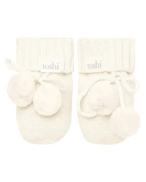 Toshi | Organic Booties Marley - Cream