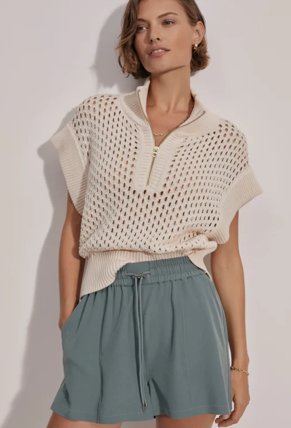 Varley | Barket Woven Short {Dark Forest}