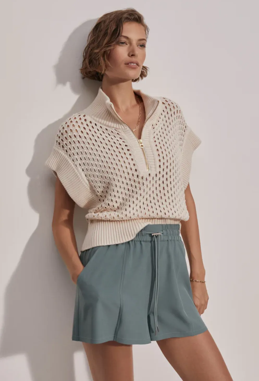Varley | Barket Woven Short {Dark Forest}
