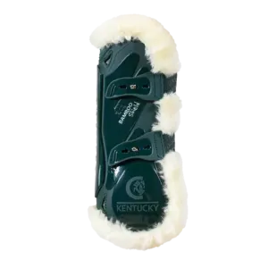 Vegan Sheepskin Tendon Boots Bamboo Elastic by Kentucky