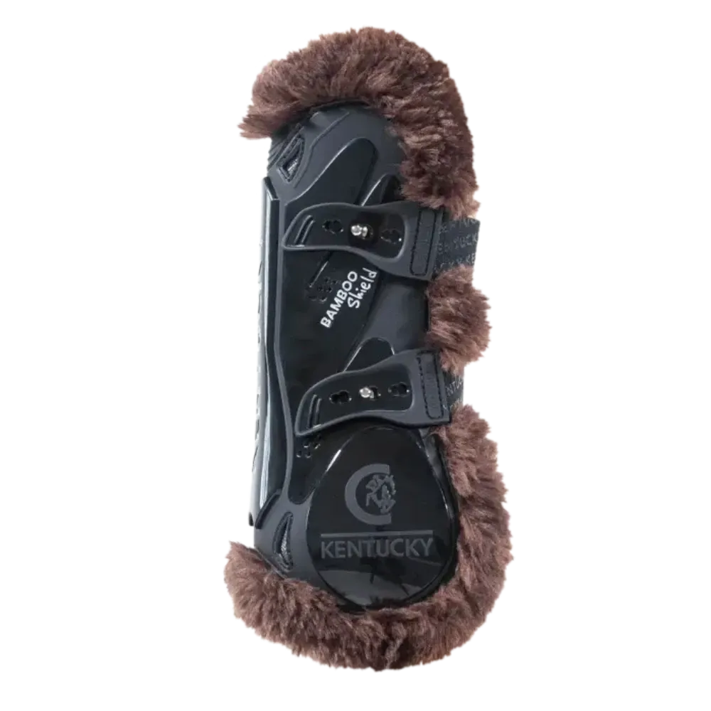 Vegan Sheepskin Tendon Boots Bamboo Elastic by Kentucky
