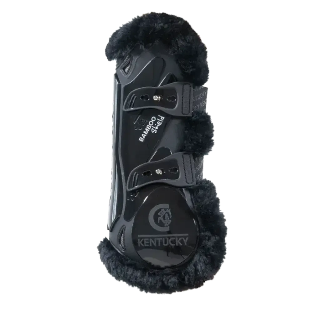 Vegan Sheepskin Tendon Boots Bamboo Elastic by Kentucky