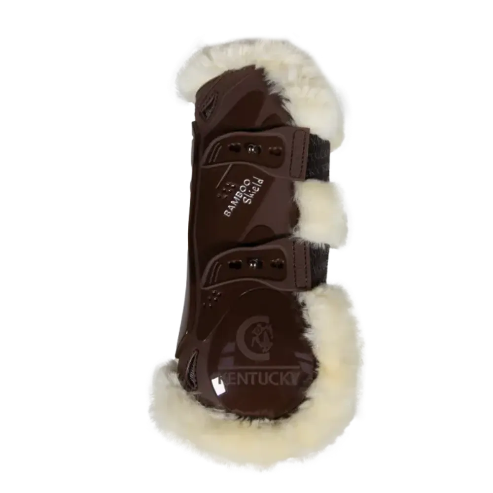 Vegan Sheepskin Tendon Boots Bamboo Elastic by Kentucky