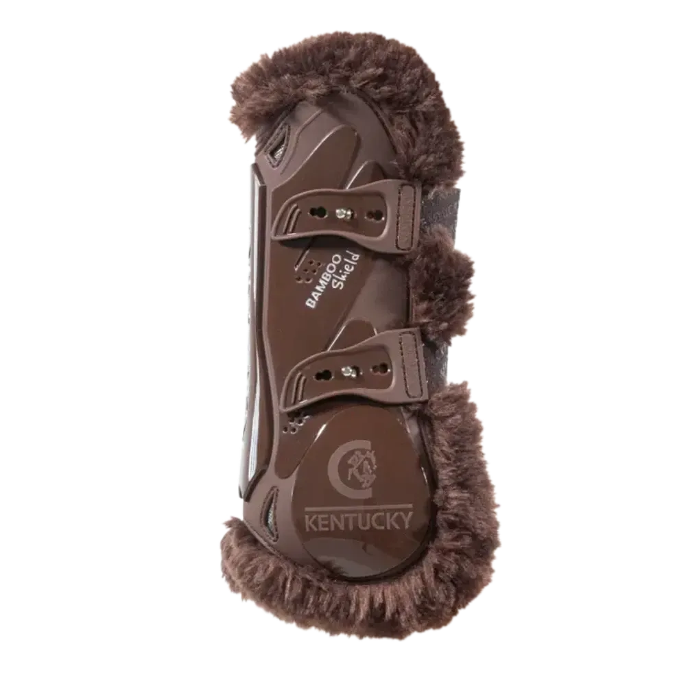 Vegan Sheepskin Tendon Boots Bamboo Elastic by Kentucky