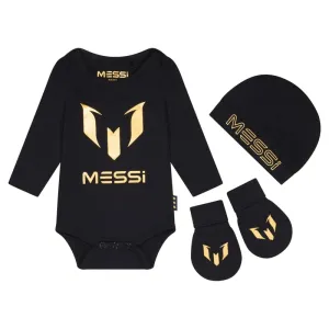 VG X MESSI 1 PCE BABYSUIT LS   HAT   BOOTIES