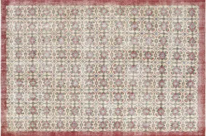 Vintage Turkish Mid-Century-Modern Rug - 7'5" x 11'1"