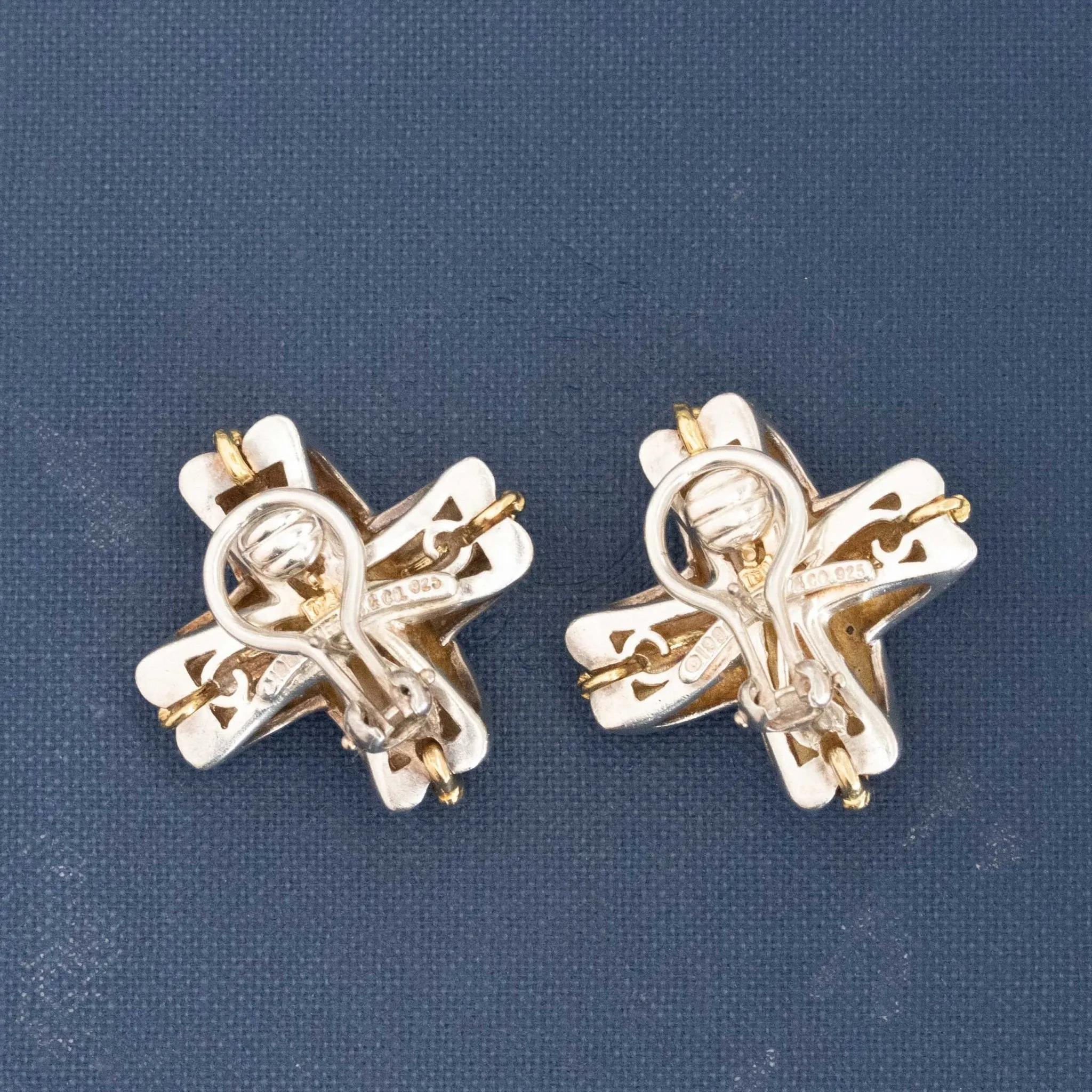 Vintage X Rope Earrings by Tiffany & Co.