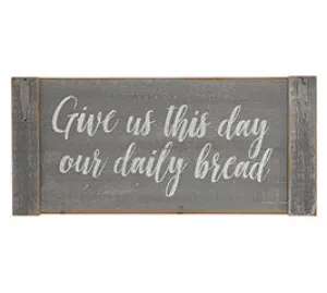 WALL HANGING GIVE US THIS DAY