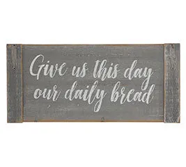 WALL HANGING GIVE US THIS DAY