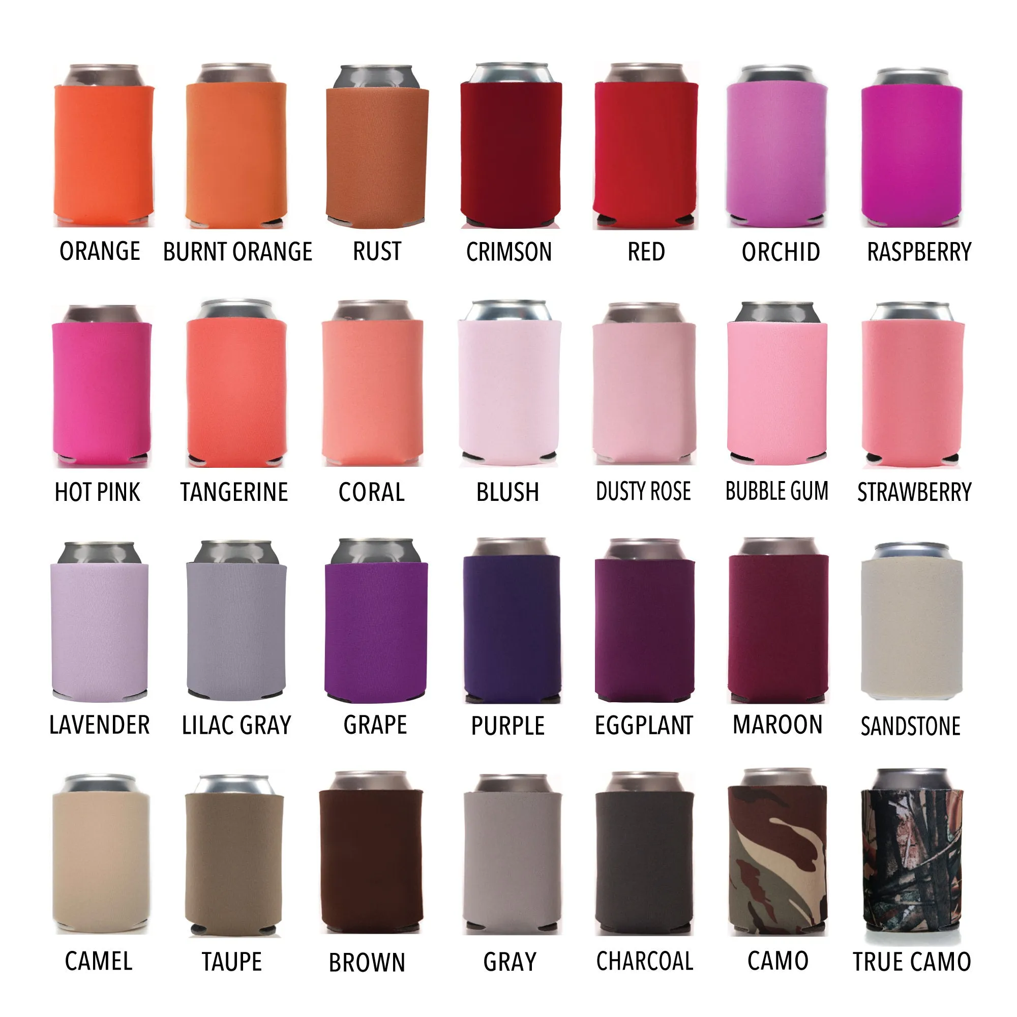 Wedding Can Cooler #253R - Custom Pet Illustration