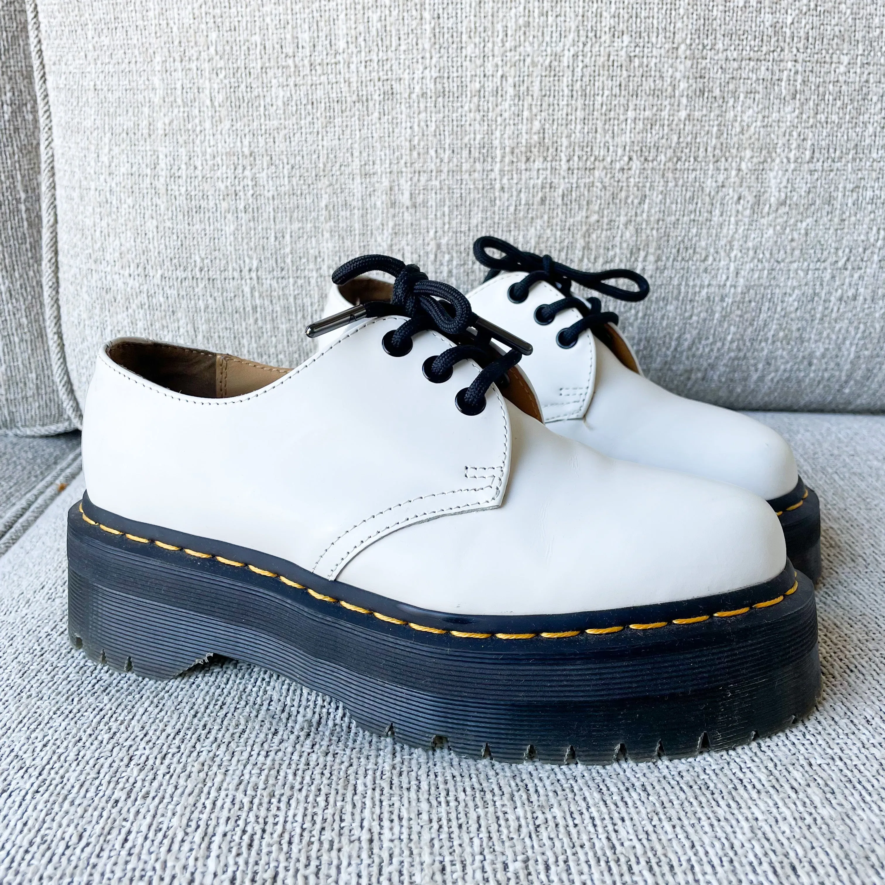 White 1461 Quad