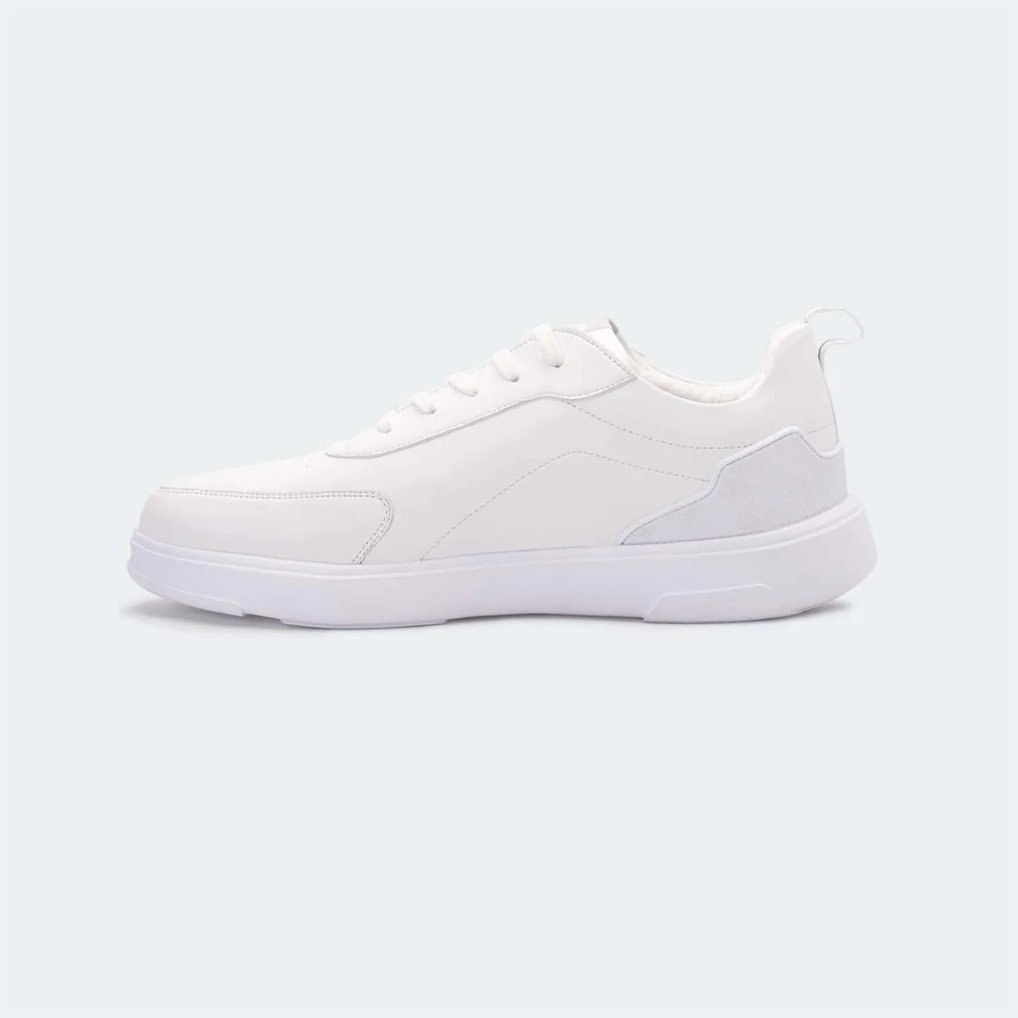 White Casual Sneakers for Men (Radcliff 559)