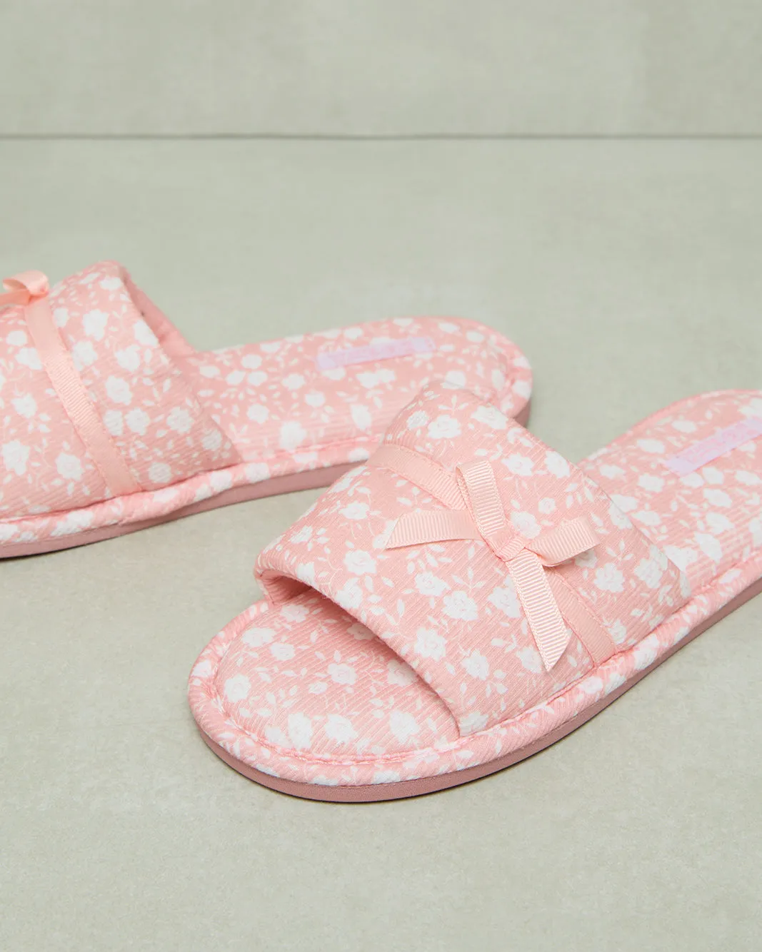 Women Pink Printed Slipper