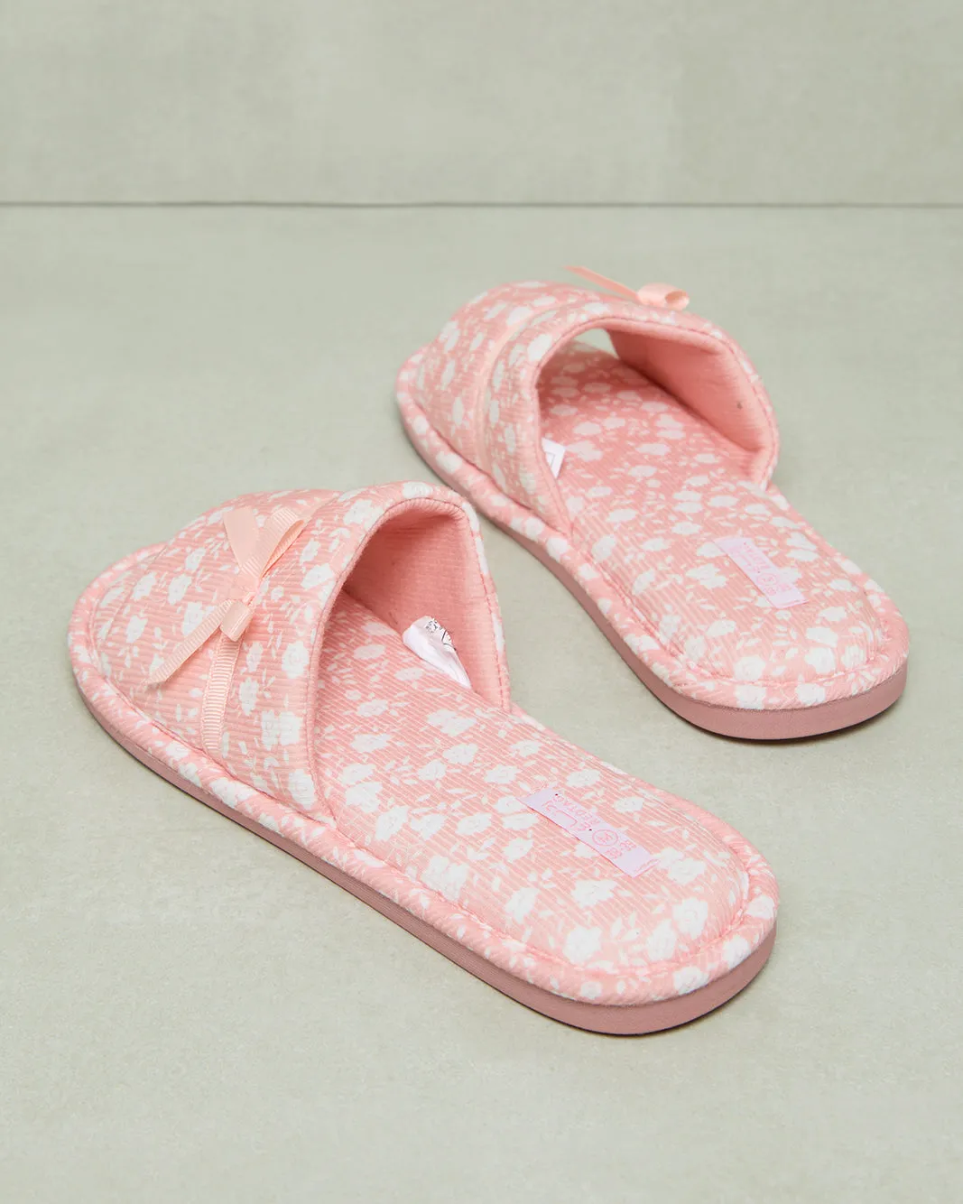 Women Pink Printed Slipper