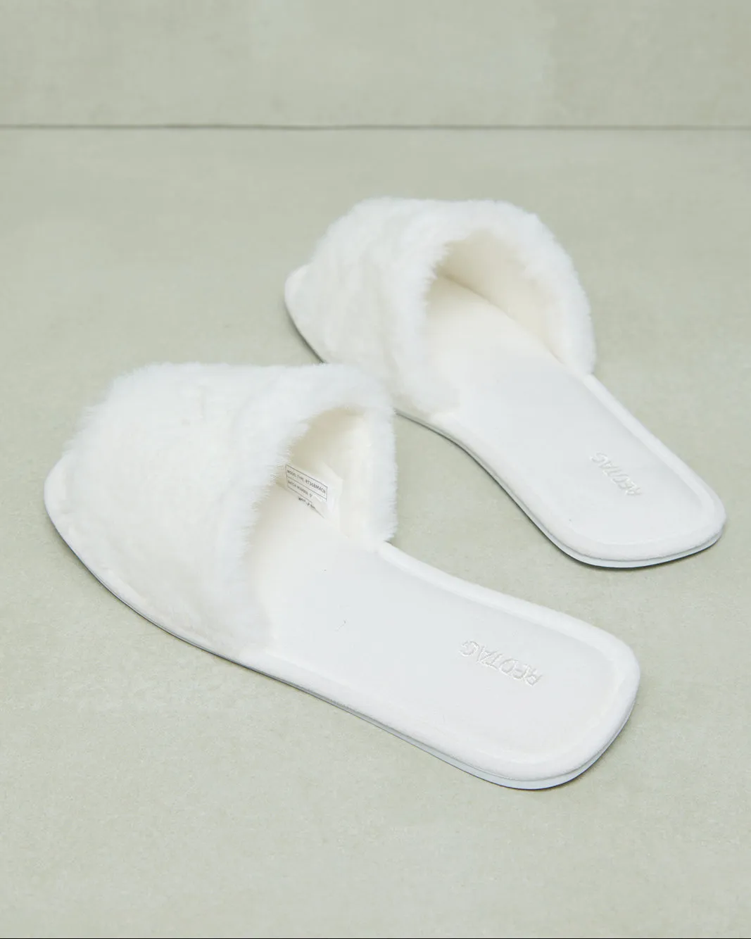 Women White Classic Slipper
