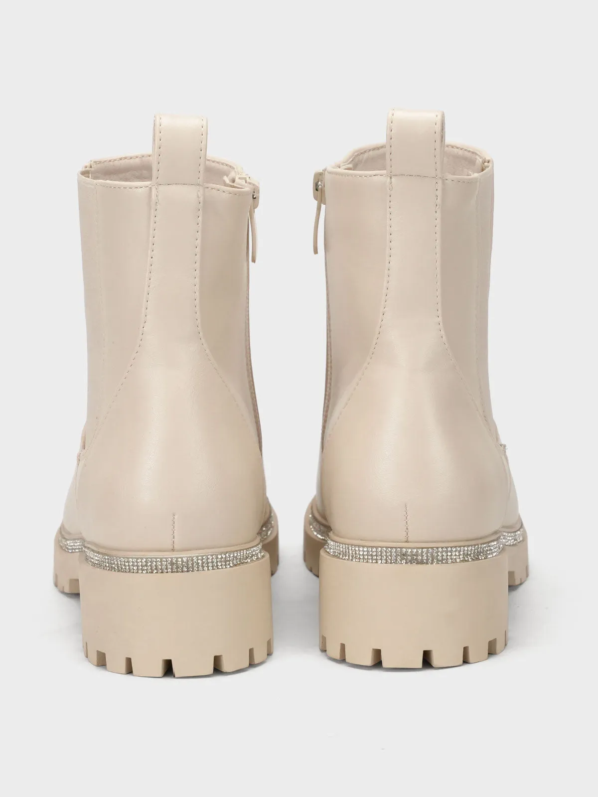 Womens "CAIRO" Pull Up Flat Casual Boots