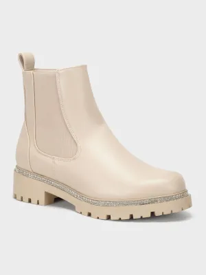 Womens "CAIRO" Pull Up Flat Casual Boots