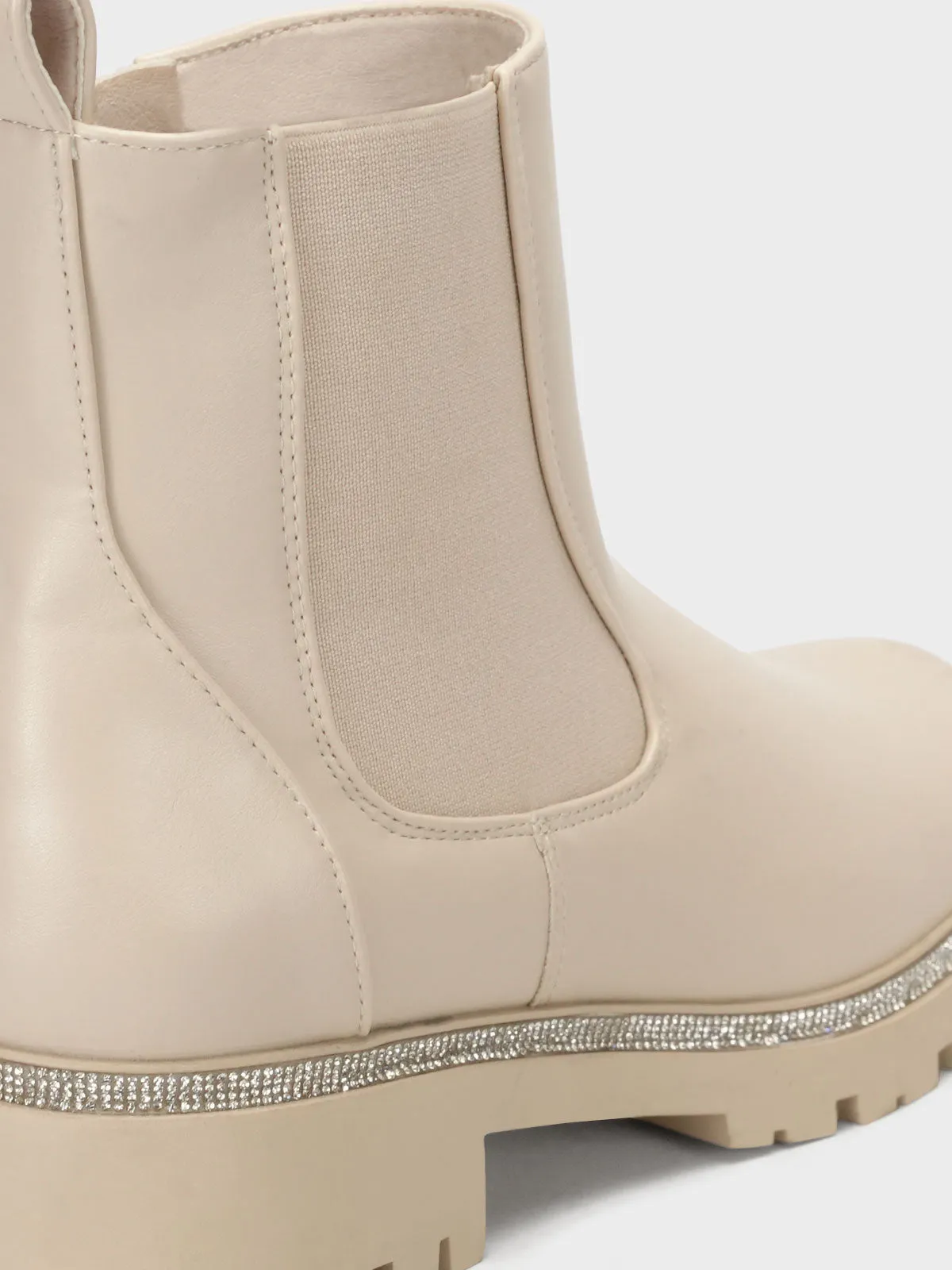 Womens "CAIRO" Pull Up Flat Casual Boots