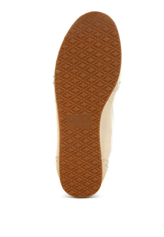 Yorika Studded Metallic Pleather Sneakers