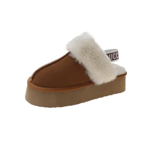 Zinnia™ | Faux Fur Platform Slippers